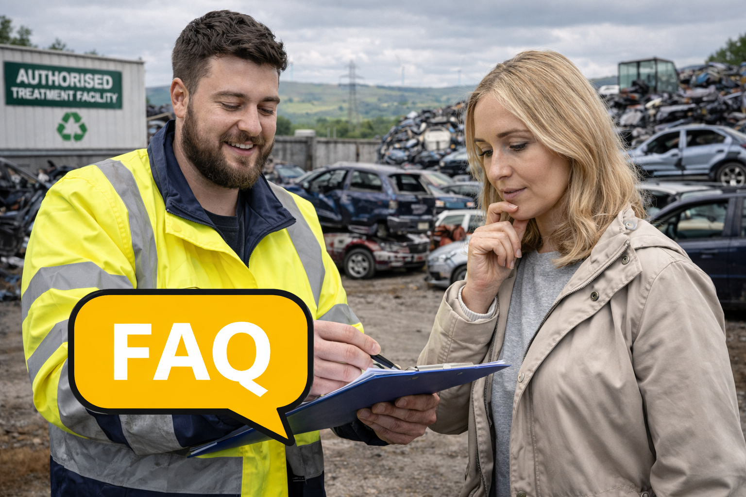 Scrap car FAQs and advice in Ince-in-Makerfield